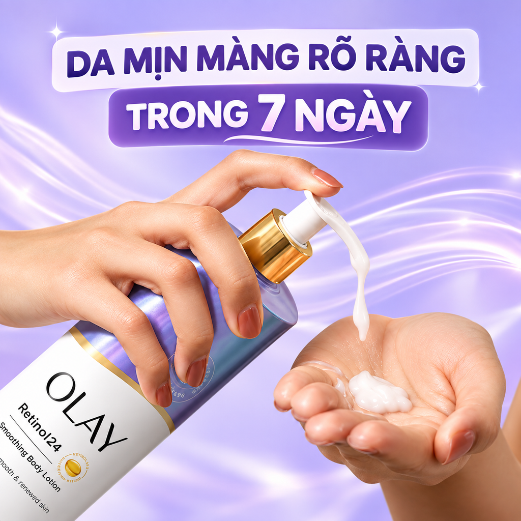Dưỡng Thể Olay Retinol 24 - 502ml