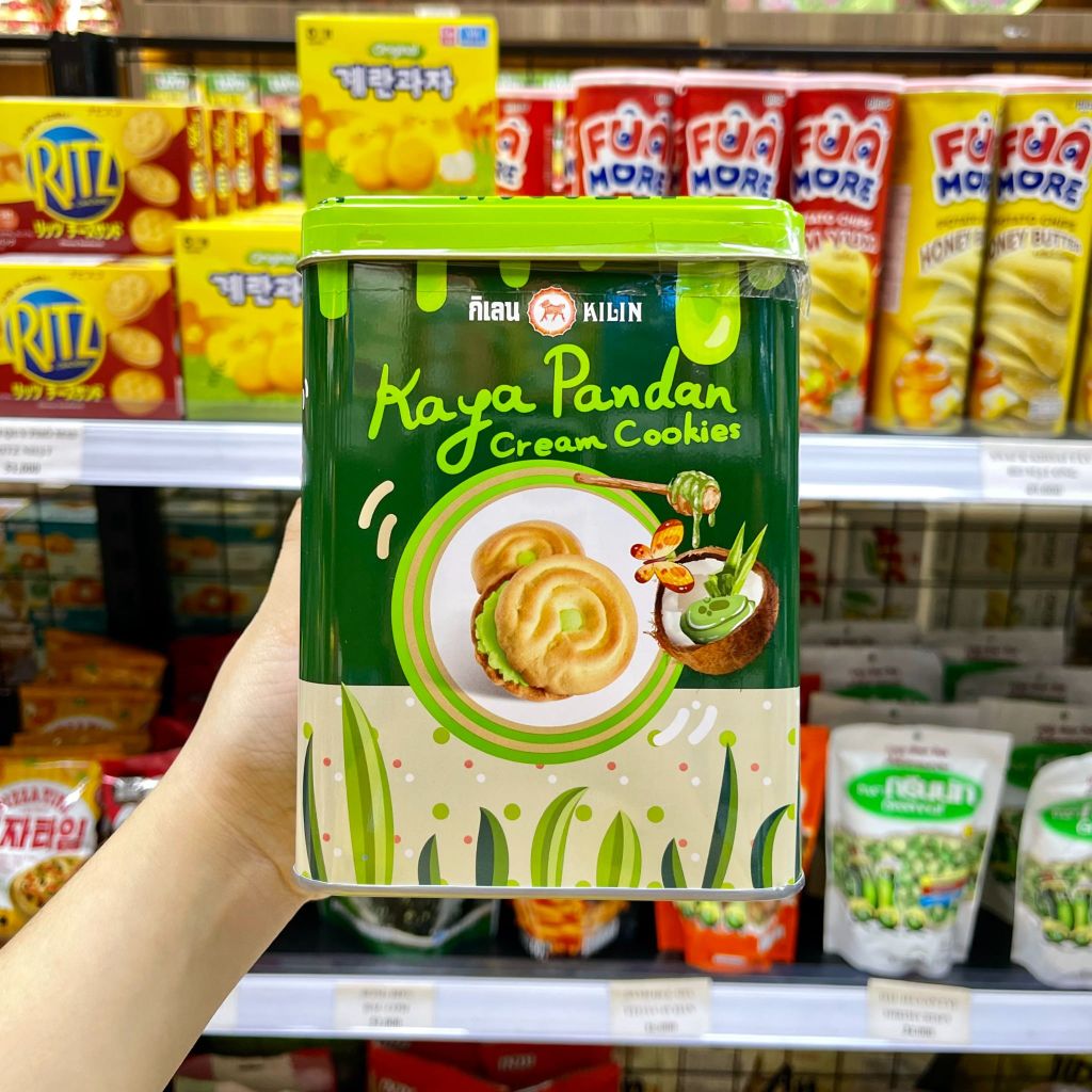 Bánh Quy Kem Lá Dứa Kilin Thái Lan – 400g