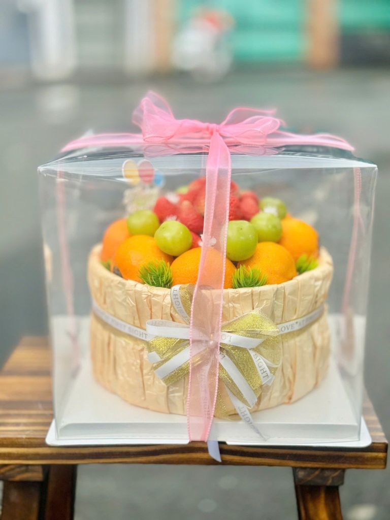 Set Quà Tặng Nàng 14/2 – Set Bánh Kem Trái Cây Lãng Mạn