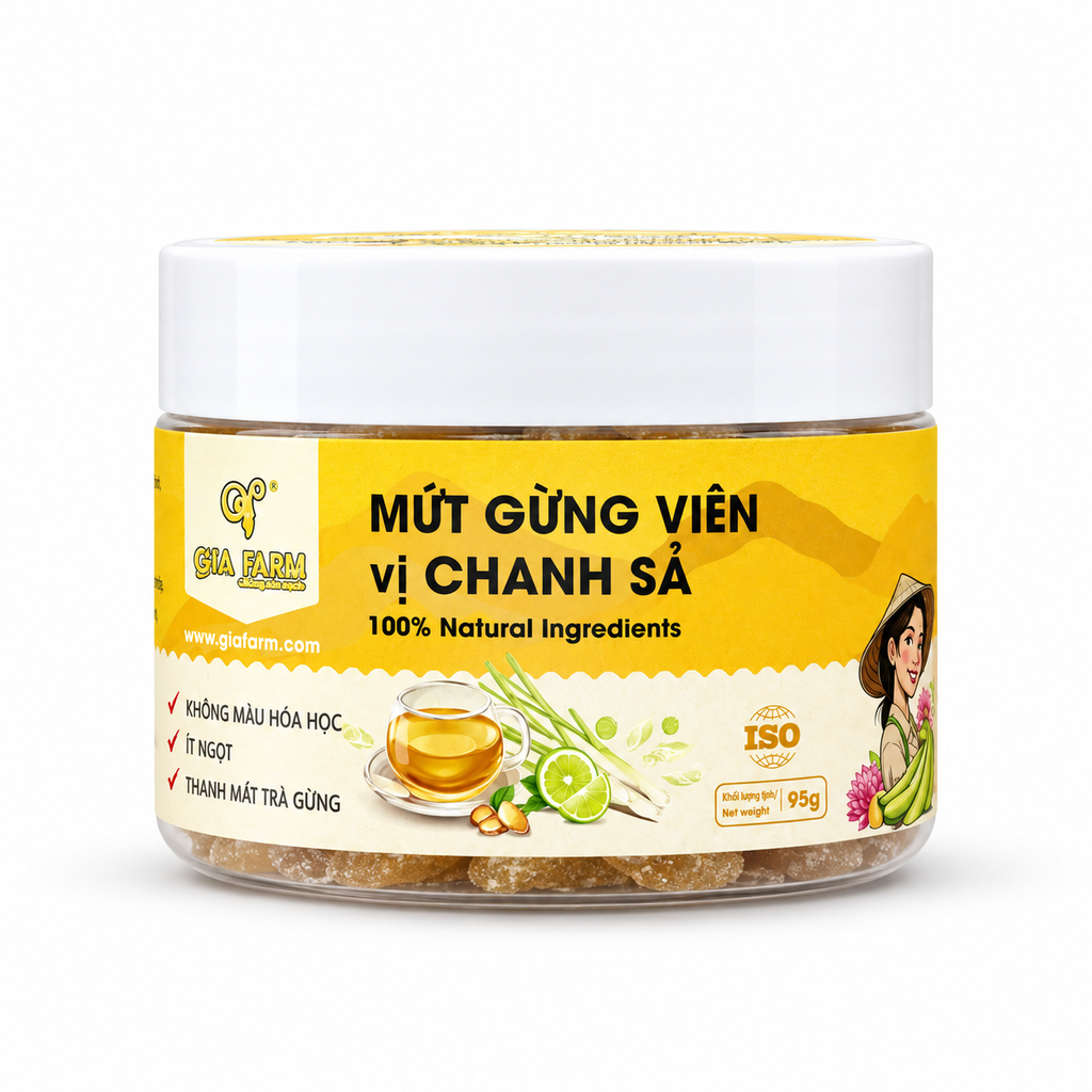 Viên Cốt Gừng Qna Farm Cao Cấp - 95g