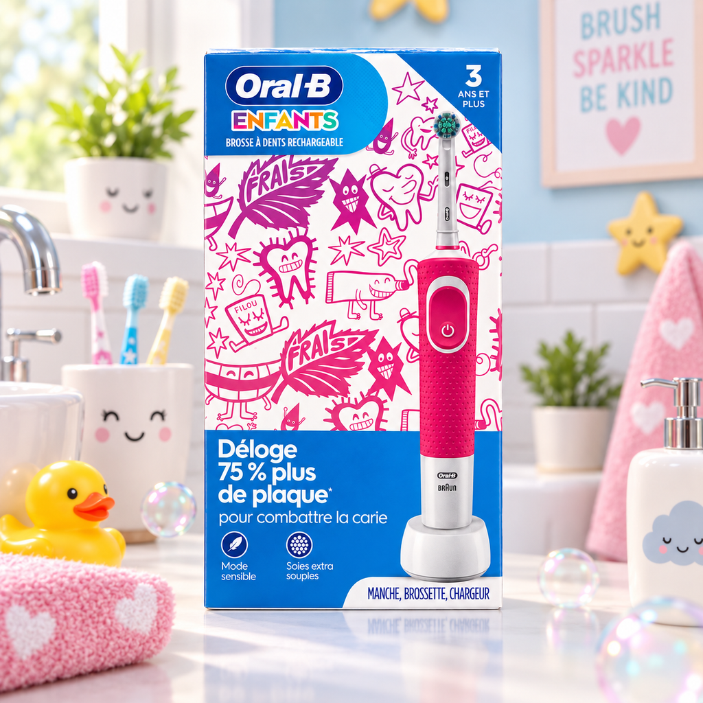 Bàn Chải Điện Oral-B Em Bé 3 Tuổi+