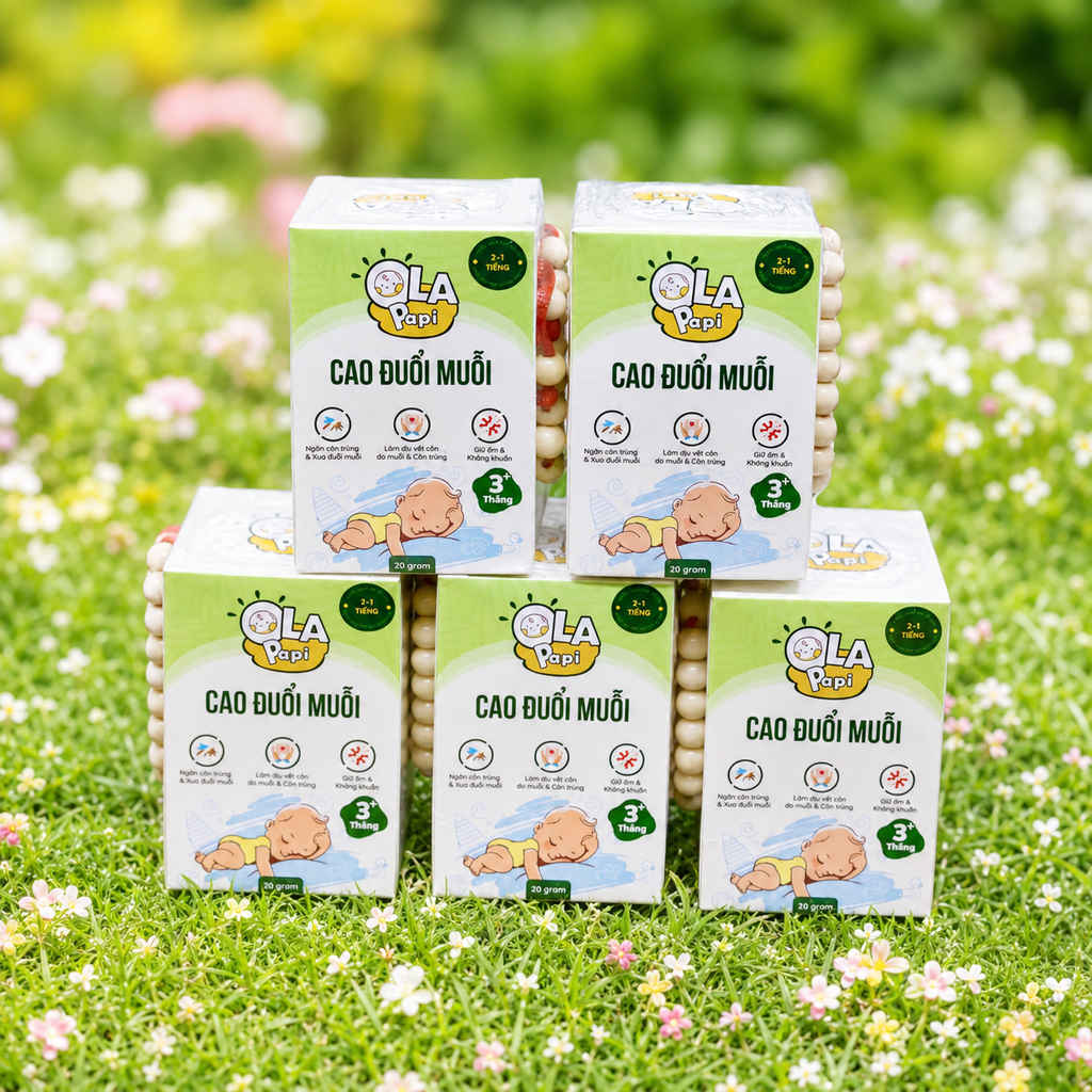 Cao Đuổi Muỗi Trẻ Em Ola Papi - 20g