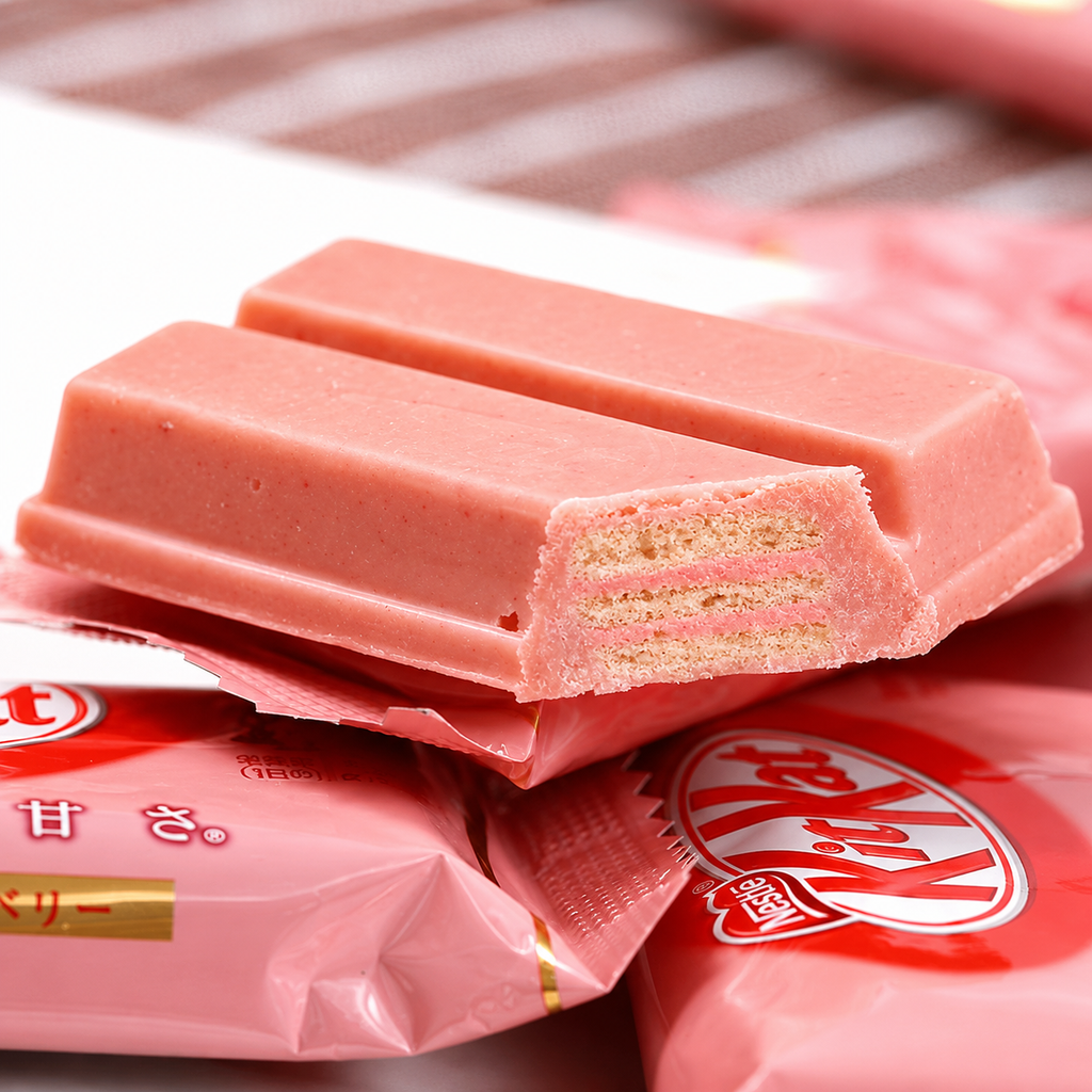 Bánh Xốp Nestle Kitkat Vị Dâu Mini 10 Thanh - 136g