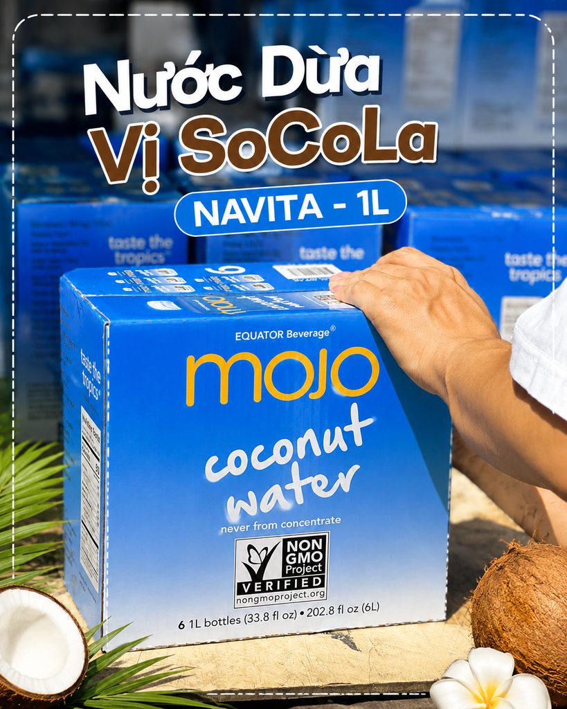 Nước Dừa Vị Socola Navita - 1 Lít