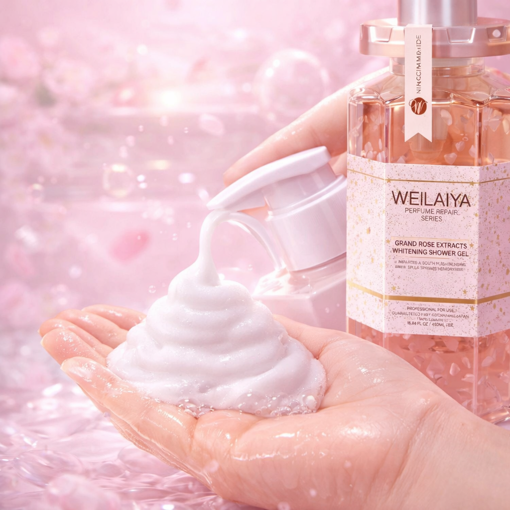 Sữa Tắm Trắng Hoa Hồng Weilaiya - 450ml