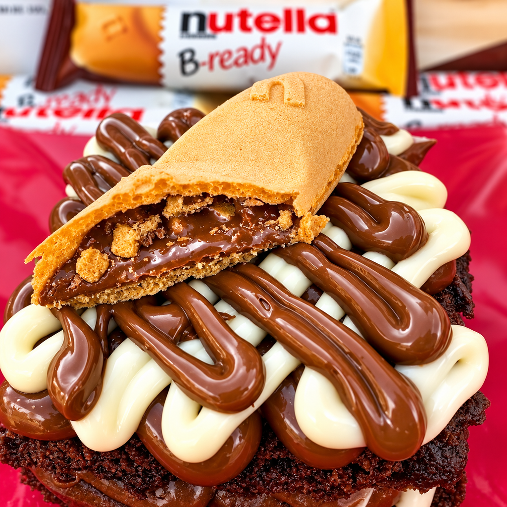 Bánh Mì Nhân Bơ Nutella - Hộp 132g