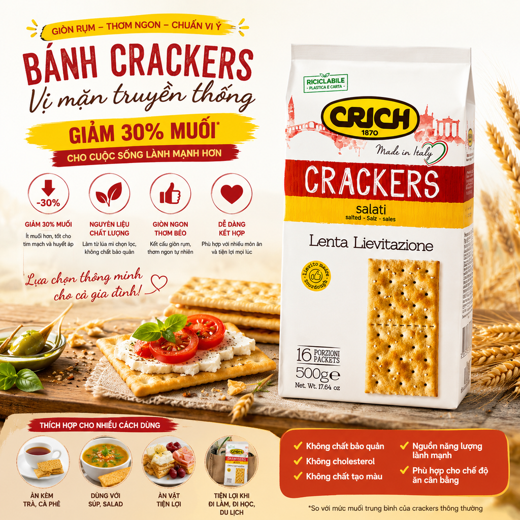 Bánh Crich Salati - 500g