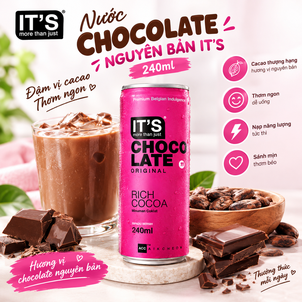 Nước Chocolate Nguyên Bản IT'S - 240ml