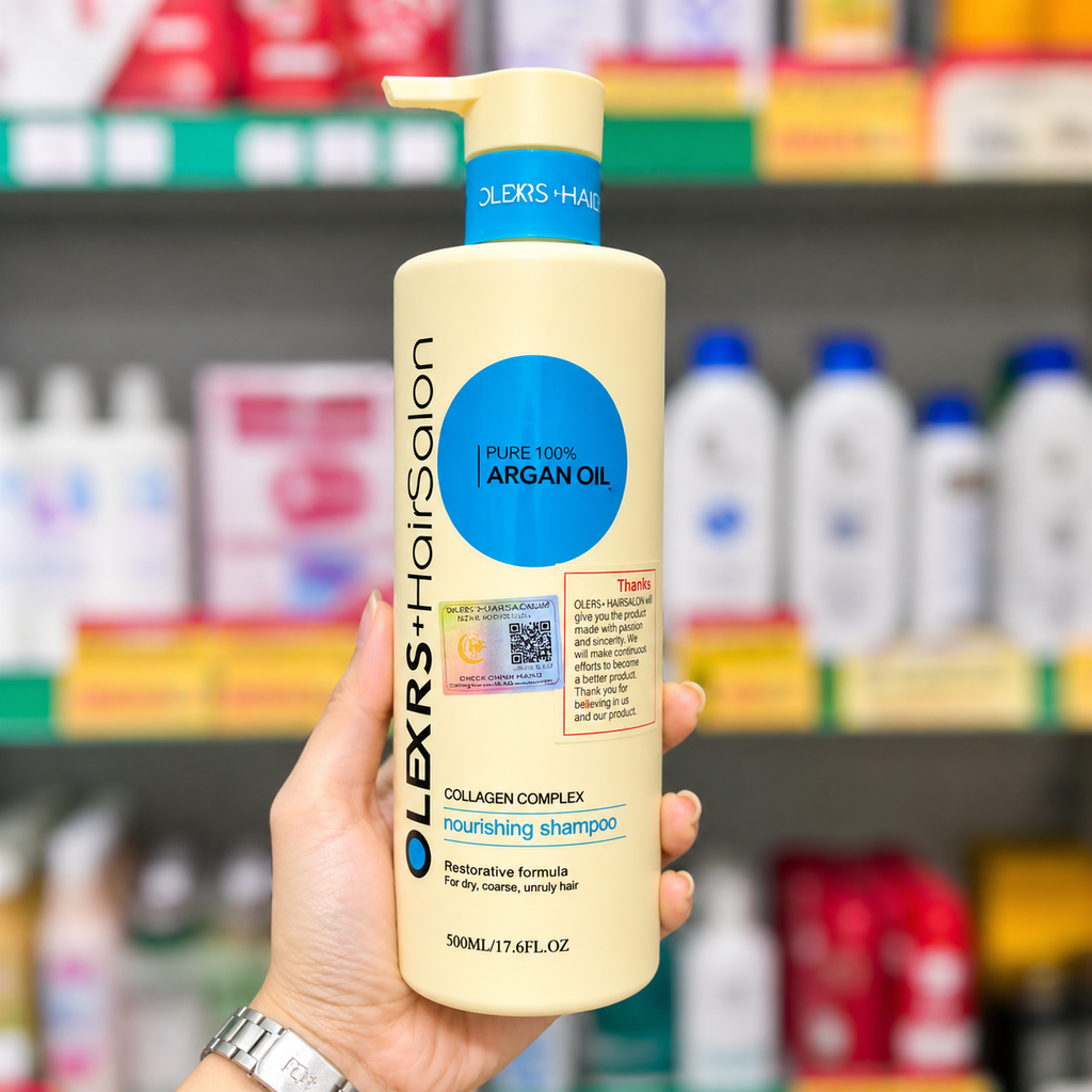 Dầu Gội Olexrs + Hair Salon Argan Oil - 500ml