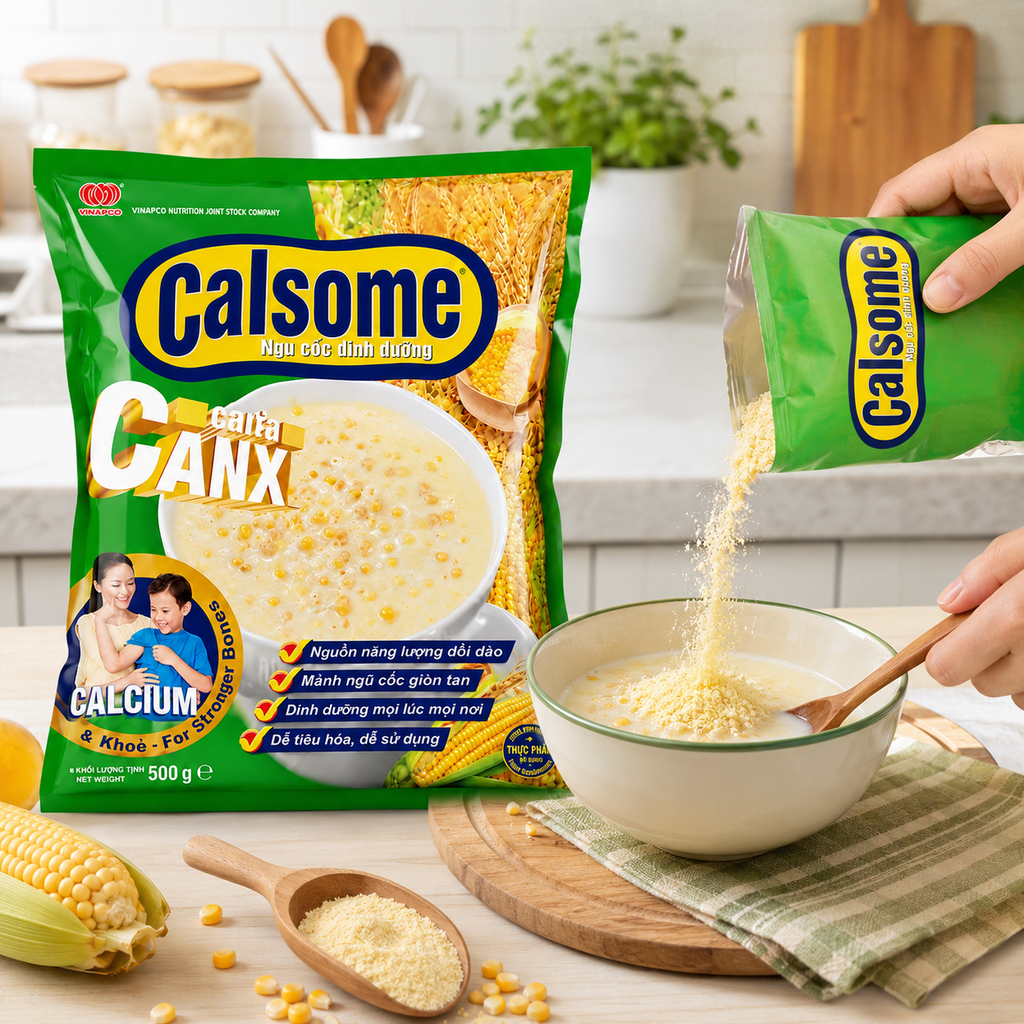 Ngũ Cốc Dinh Dưỡng Calsome- Gói 500g