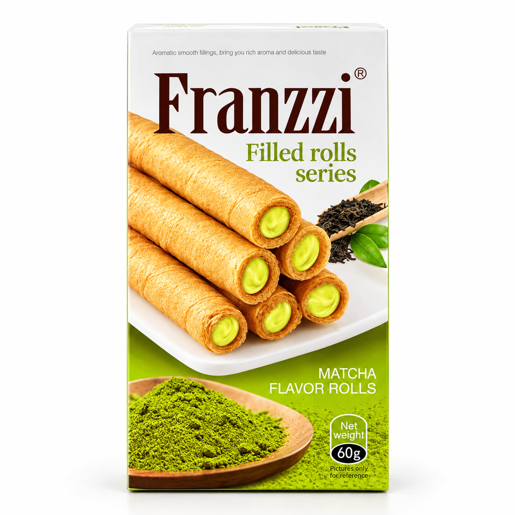 Bánh Franzzi Cuộn Nhân Kem - Hộp 60g