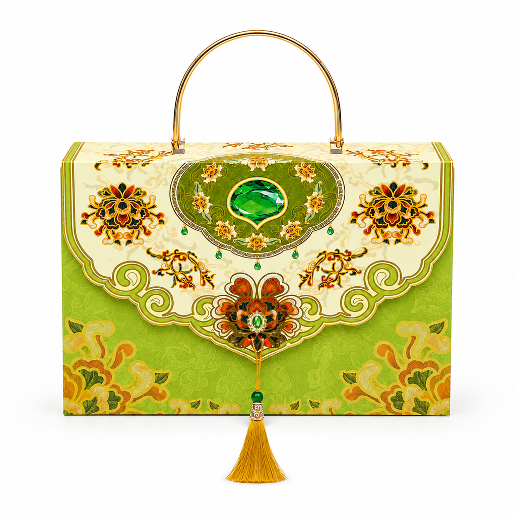 Set Bánh Trung Thu Cát Hoa Cao Cấp - Hộp 6 Cái