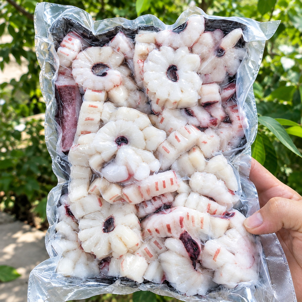 Cánh Mực Xẻ Hoa - Gói 500g