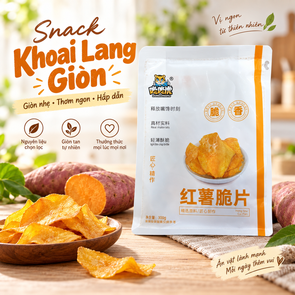 Khoai Lang Mật Sấy Giòn Doongnghu - 300g