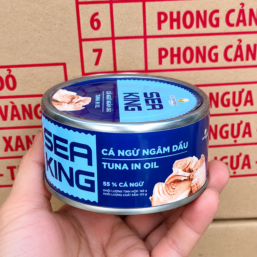 Cá Ngừ Ngâm Dầu Seaspixe - Hộp 185g