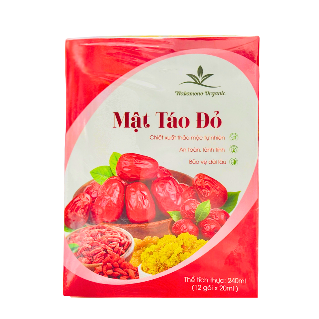 Mật Táo Đỏ Wakamono - Hộp 12 Gói