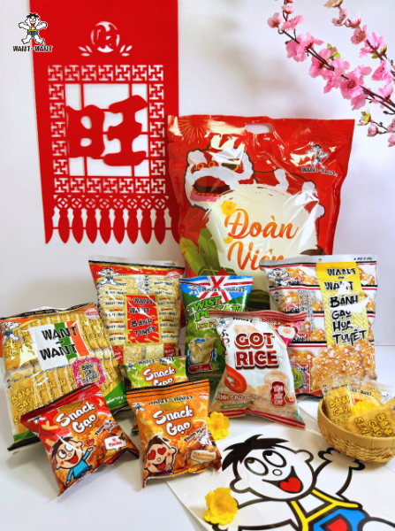 Bộ Sản Phẩm Đoàn Viên Want Want - 495g