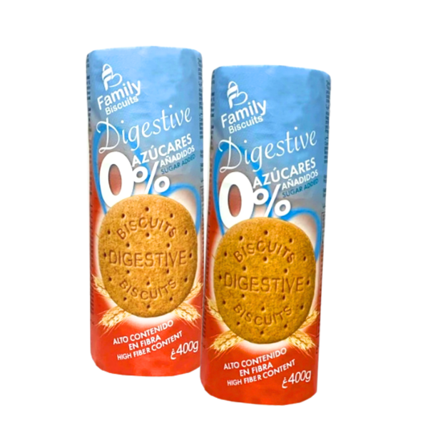 Bánh Quy Không Đường Digestive Family Biscuits - Gói 400G