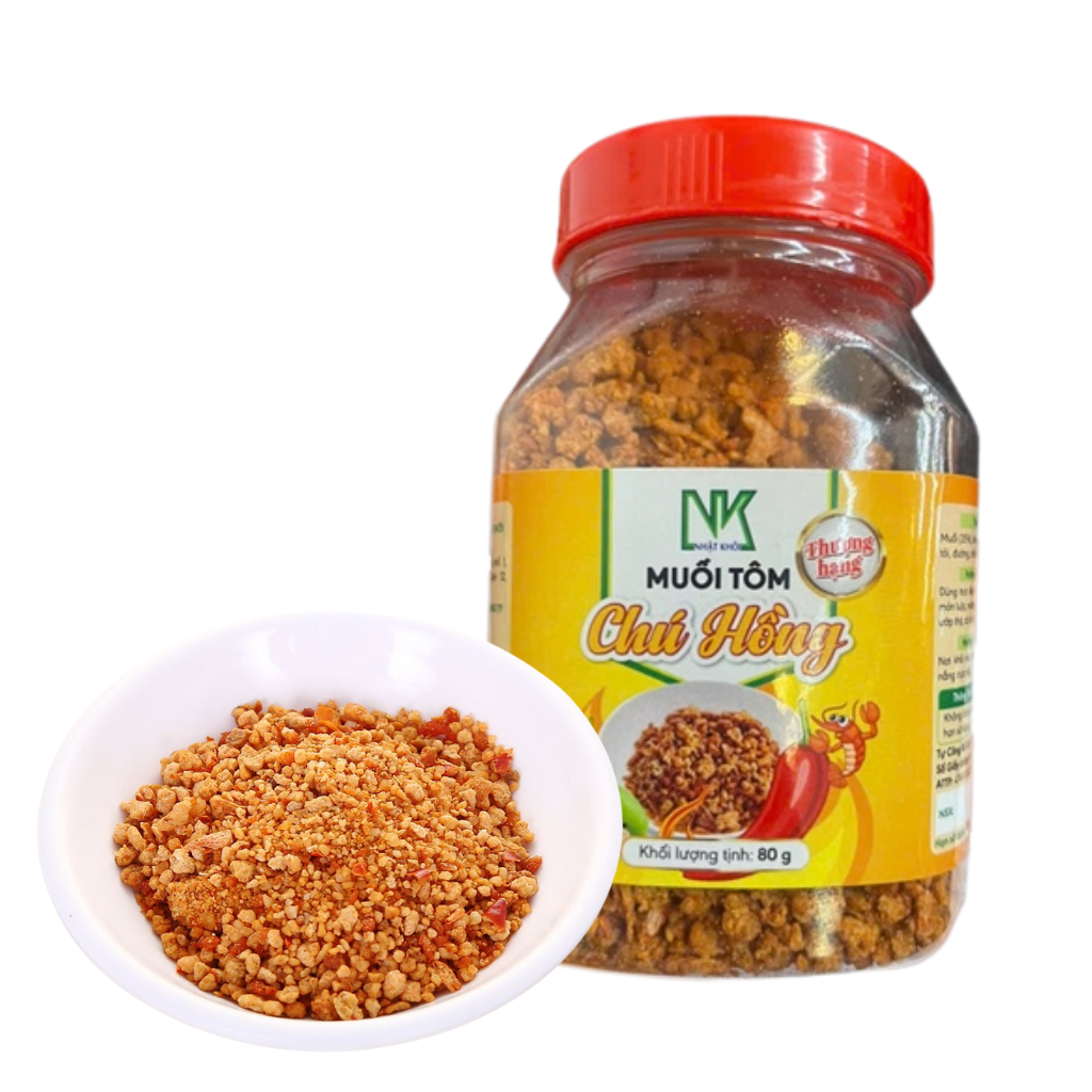 Muối Tôm Chú Hồng – 50G (Hũ)