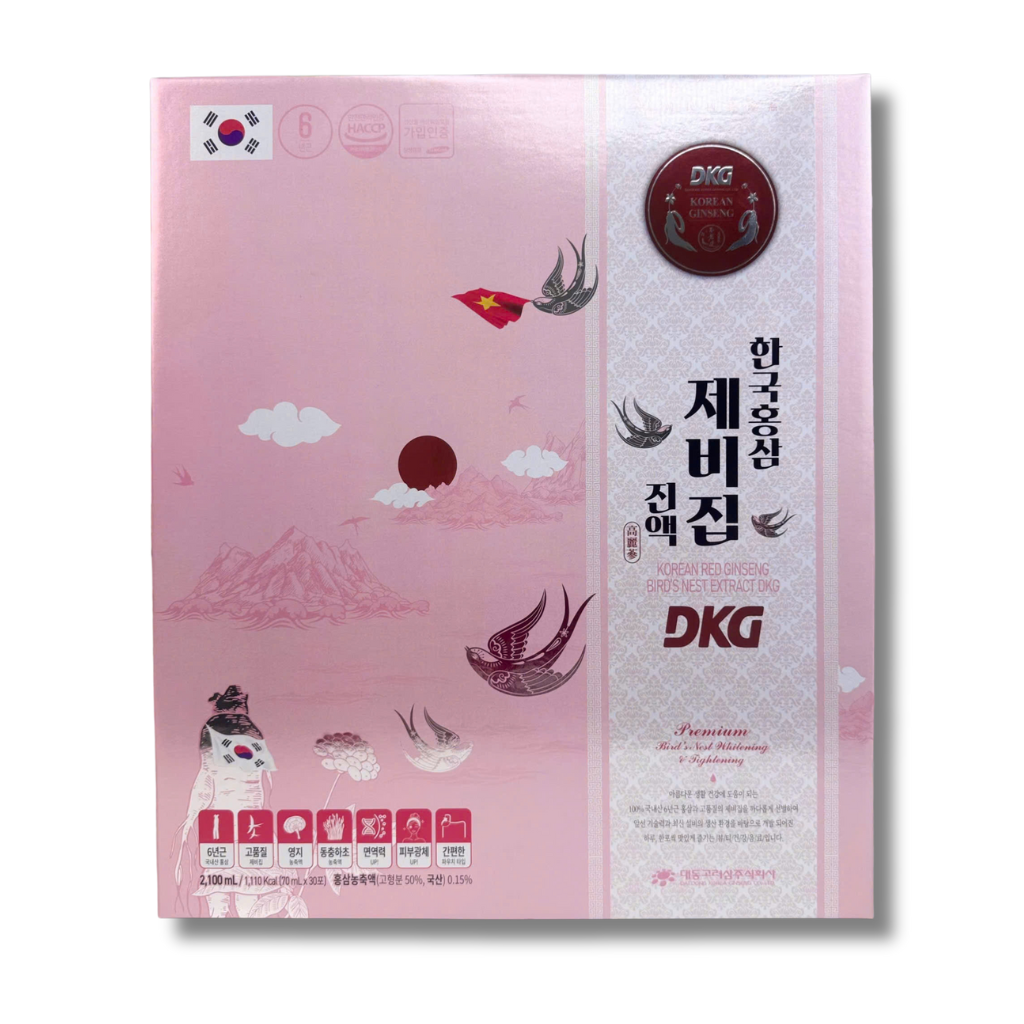 Yến Sào Hồng Sâm DKG -70ml x 30 gói