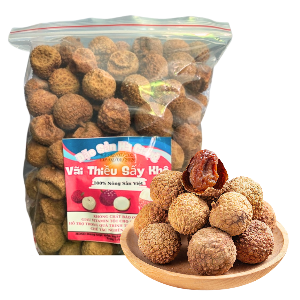 Vải Thiều Sấy Khô - Túi 1KG