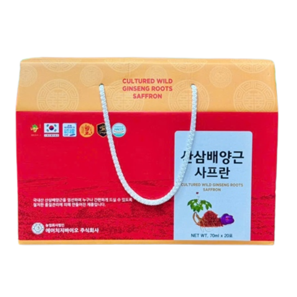 Nước Hồng Sâm Núi Saffron - 70ml x 20 Gói