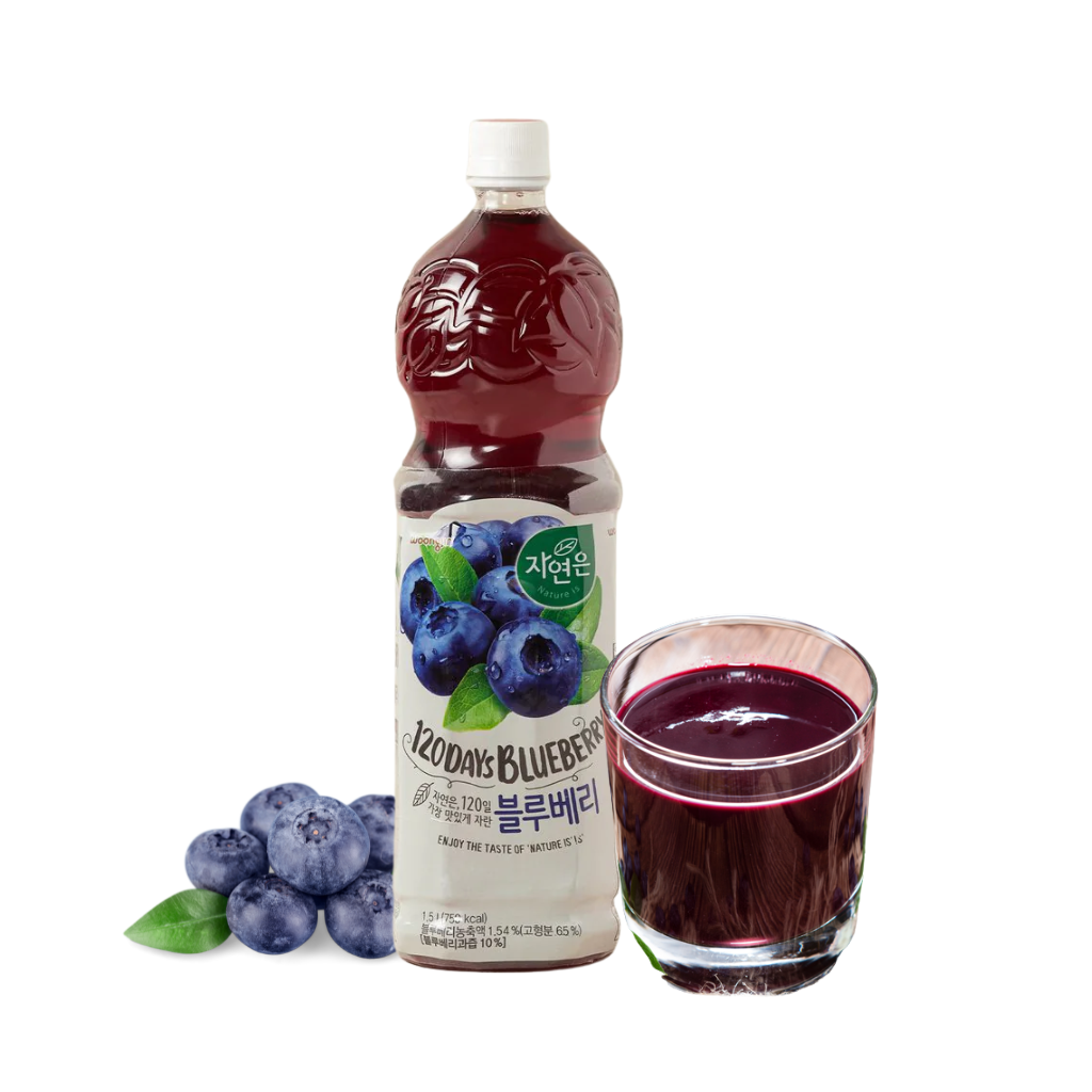 Nước Ép Trái Cây Woongjin Vị Việt Quất – Chai 1.5L