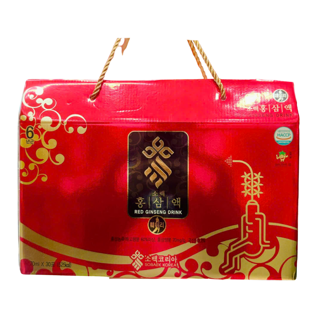 Nước Hồng Sâm Sobaek Korea - 30 bịch x 70ml