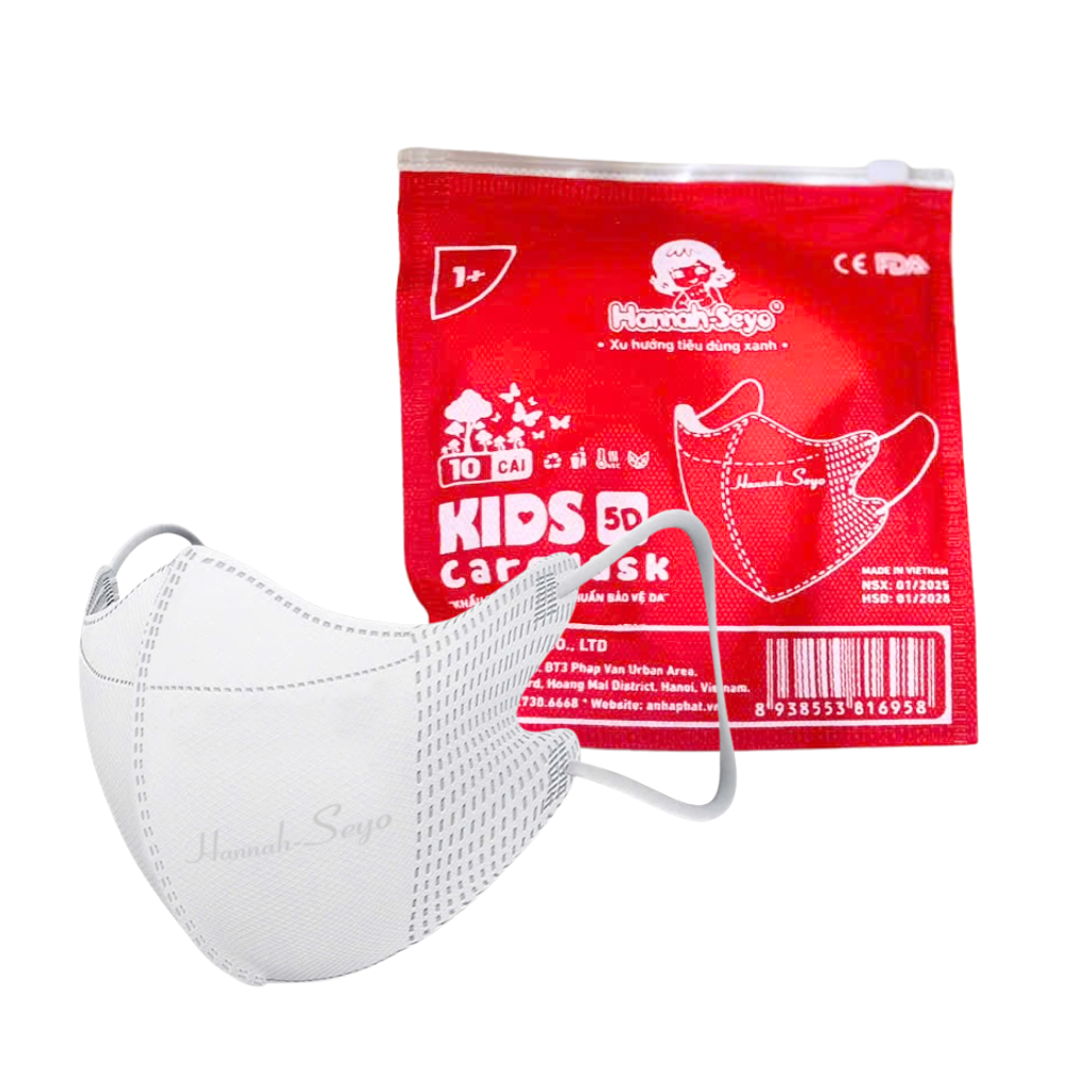 Khẩu Trang Cao Cấp 5D Hannah Seyo - Set 20 Cái