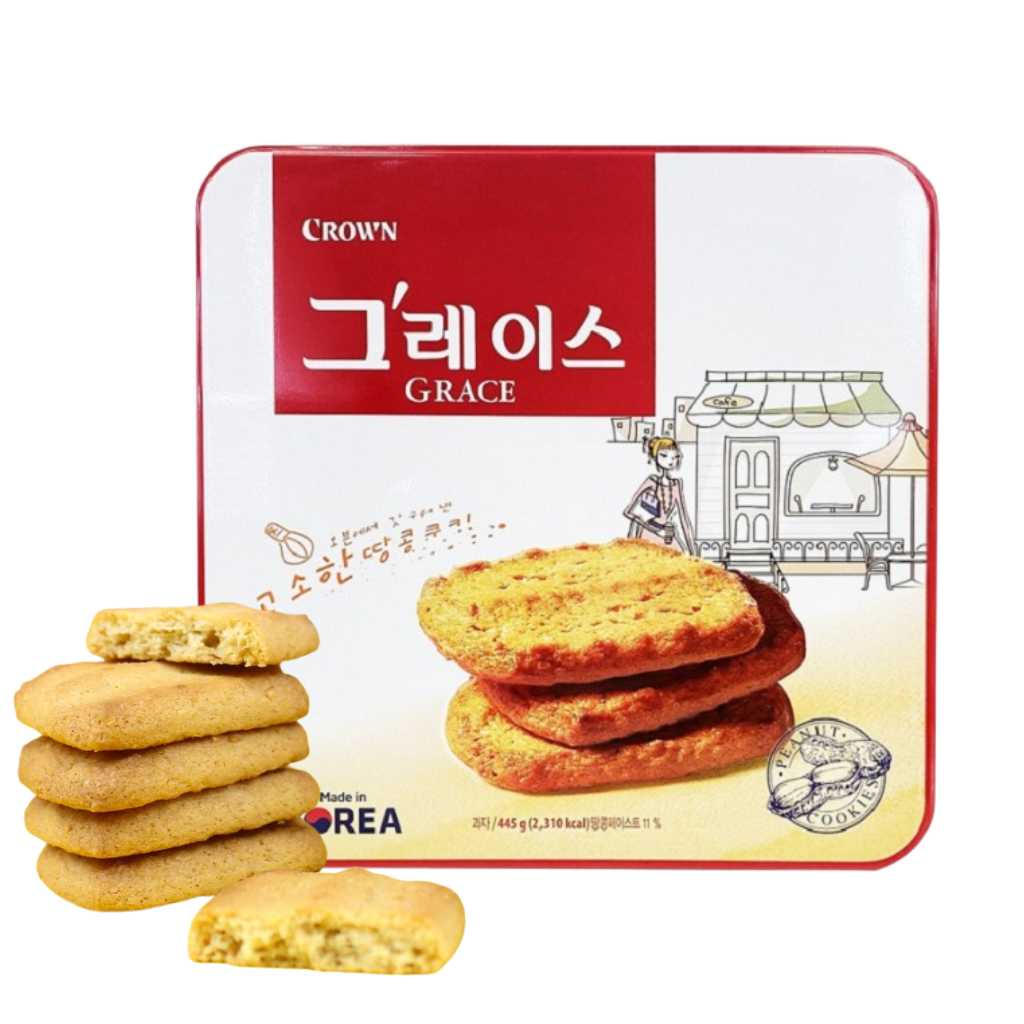 Bánh quy đậu phộng Crown Grace - 445g