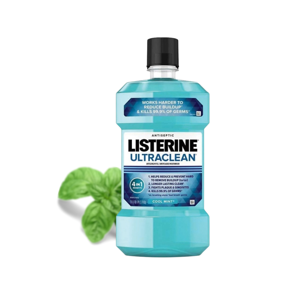 Nước Súc Miệng Listerine Ultraclean 4 in 1 – 1.5L Cool Mint