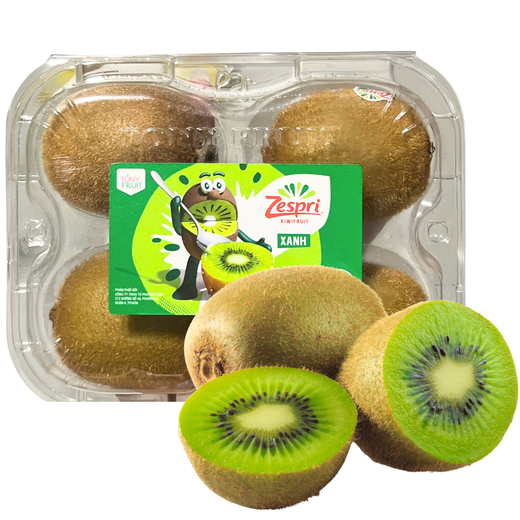 Kiwi Xanh Zespri New Zealand - Set 4 Trái