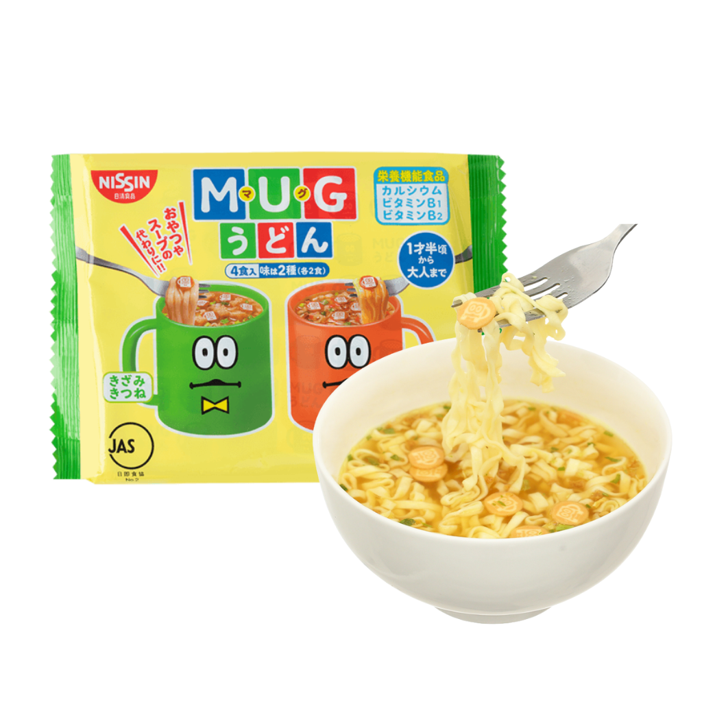 Mì Mug Nissin Nhật Bản Sợi Udon Vị Thịt Heo - Gói