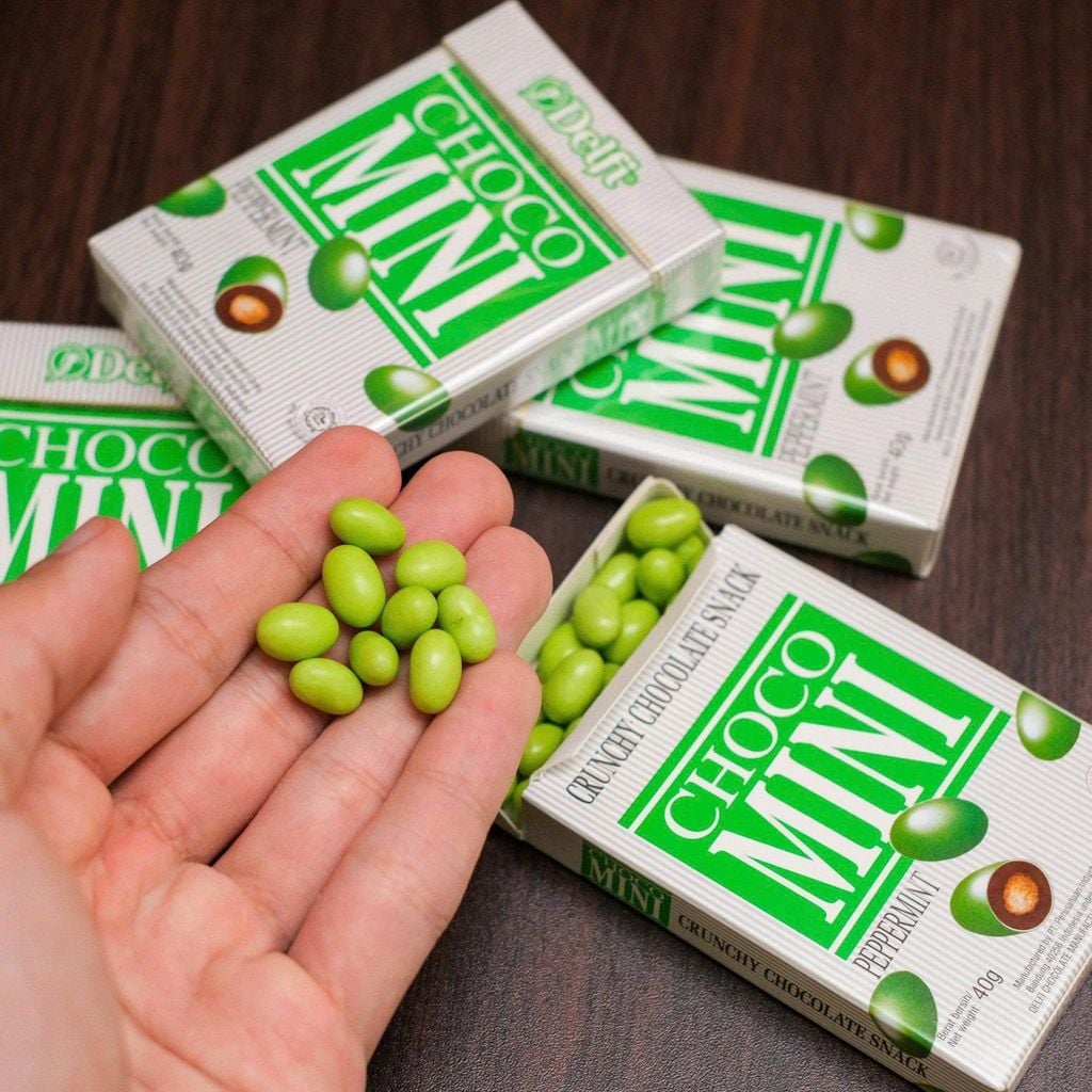 Kẹo Socola Giòn Hương Bạc Hà Chocomini - 40g