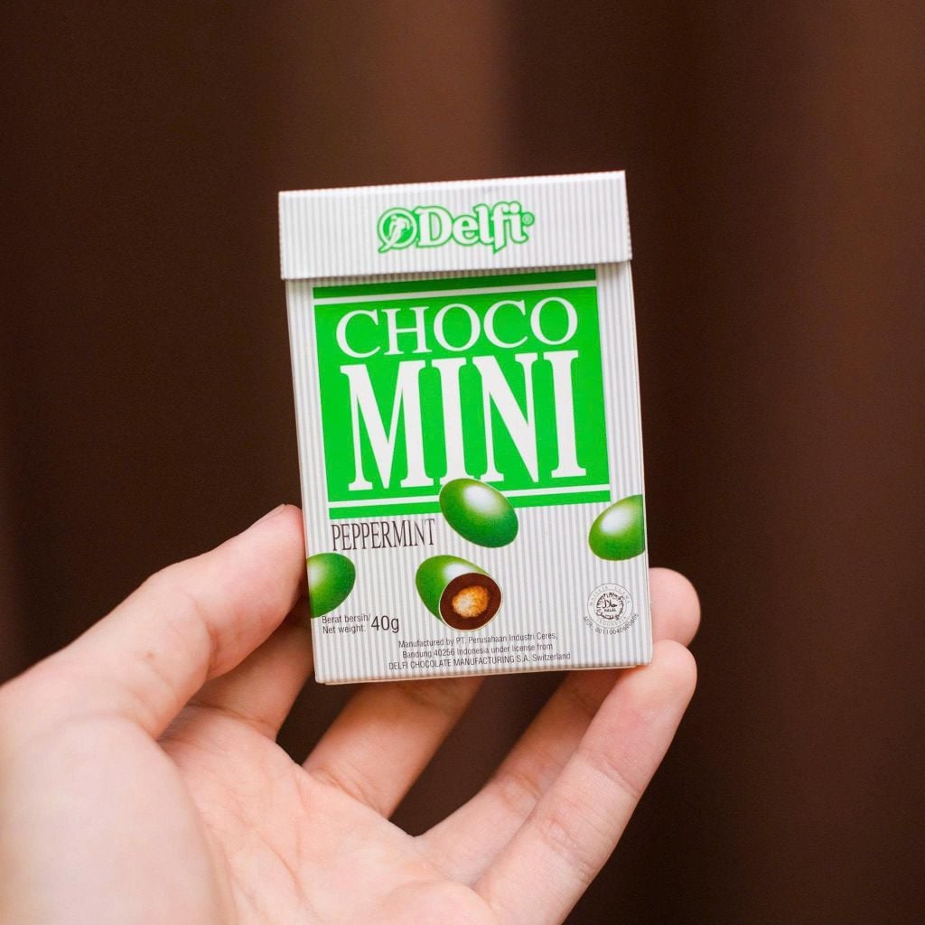 Kẹo Socola Giòn Hương Bạc Hà Chocomini - 40g