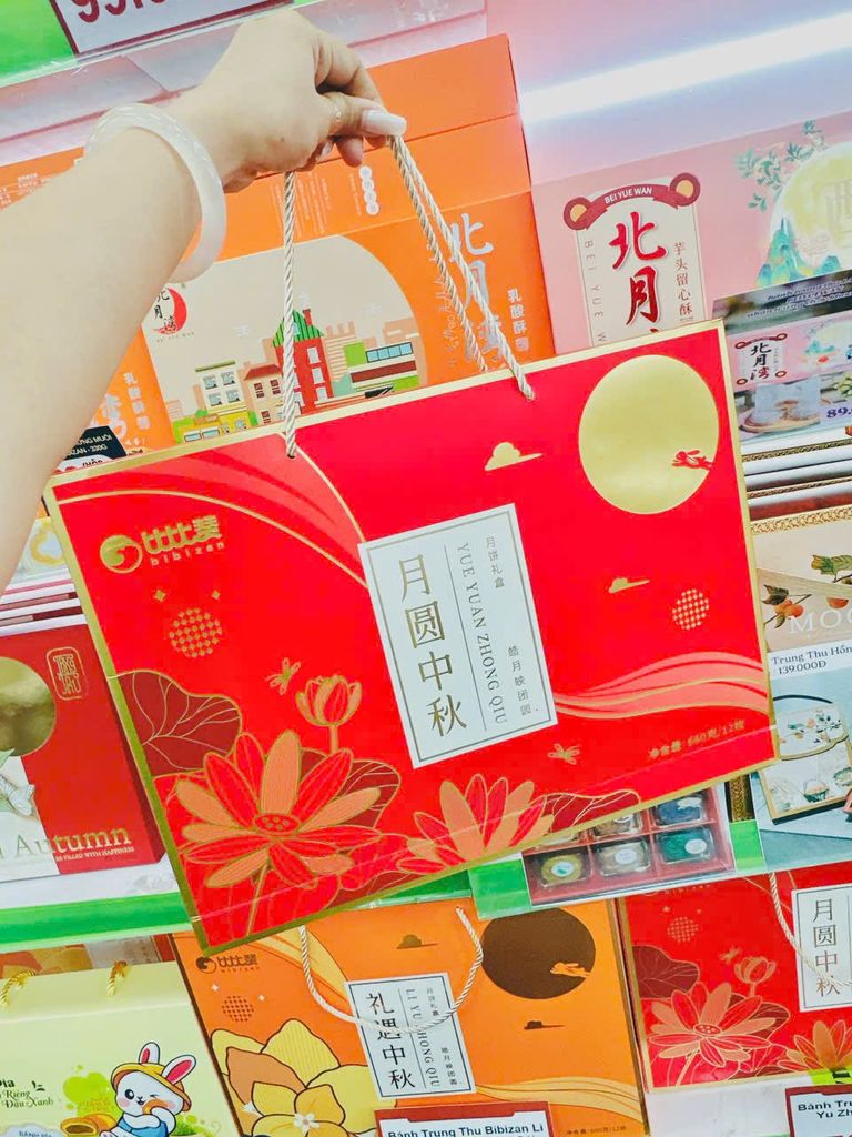 Bánh Trung Thu Bibizan  Li Yu Zhong Qiu - 12 CÁI