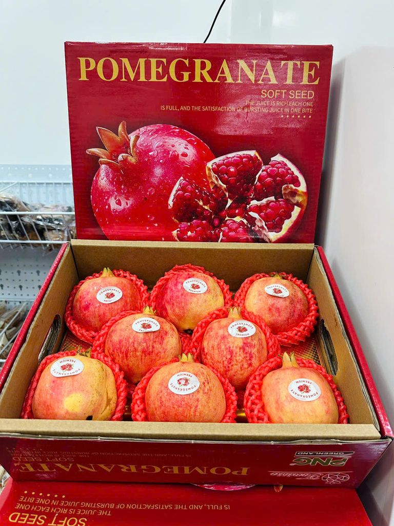 Lựu Thái Đỏ Pomegranate - Thùng 5-7 Trái