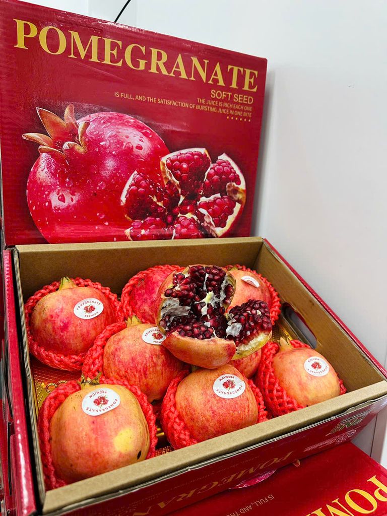 Lựu Thái Đỏ Pomegranate - Thùng 5-7 Trái