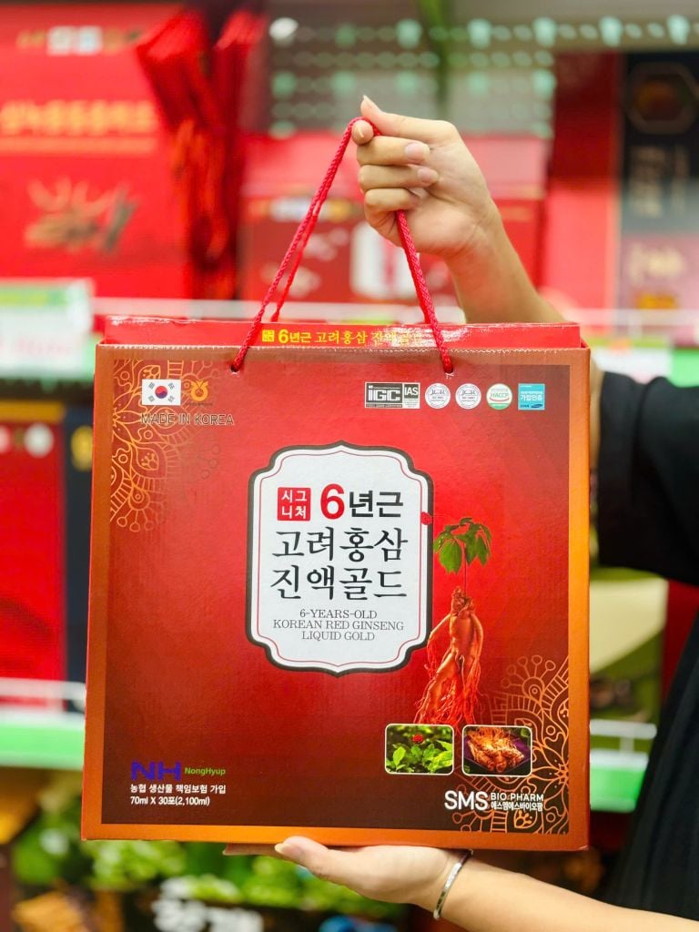 Nước Hồng Sâm HQ Nonghyup 70ml x 30 gói