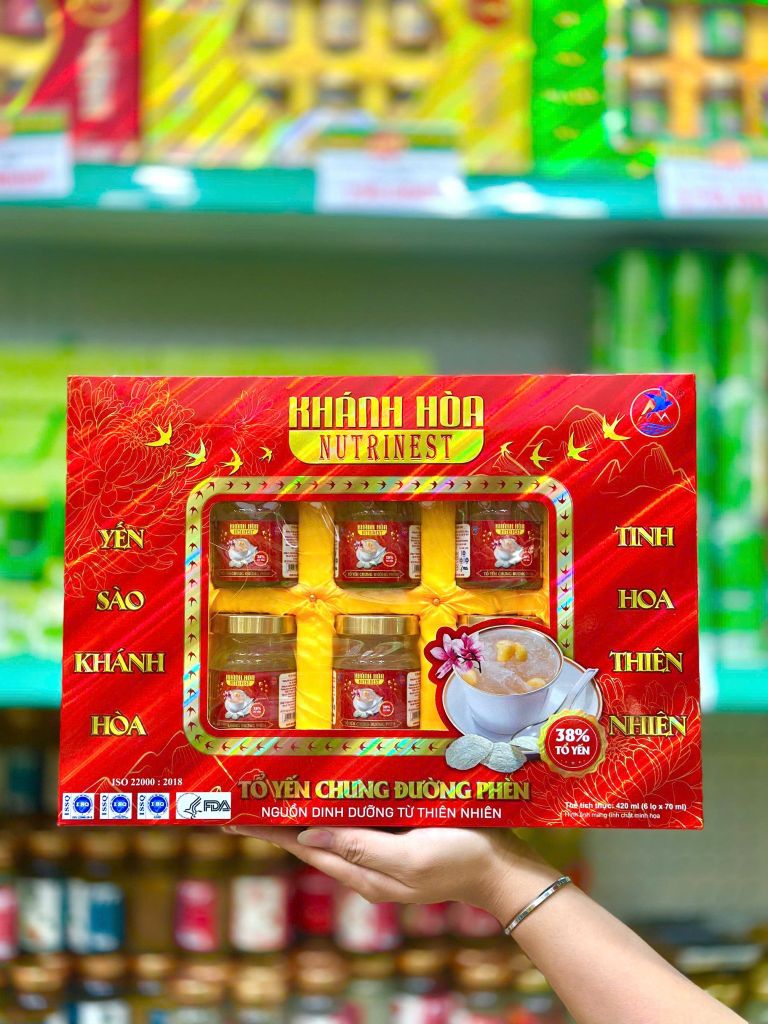 Yến Nutri Nest – Hộp 6 lọ x 70ml – Đường Phèn