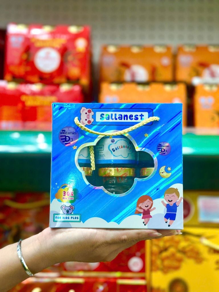 Tổ Yến Chưng Sallanest For Kids 30% Yến – 6 lọ x 70ml