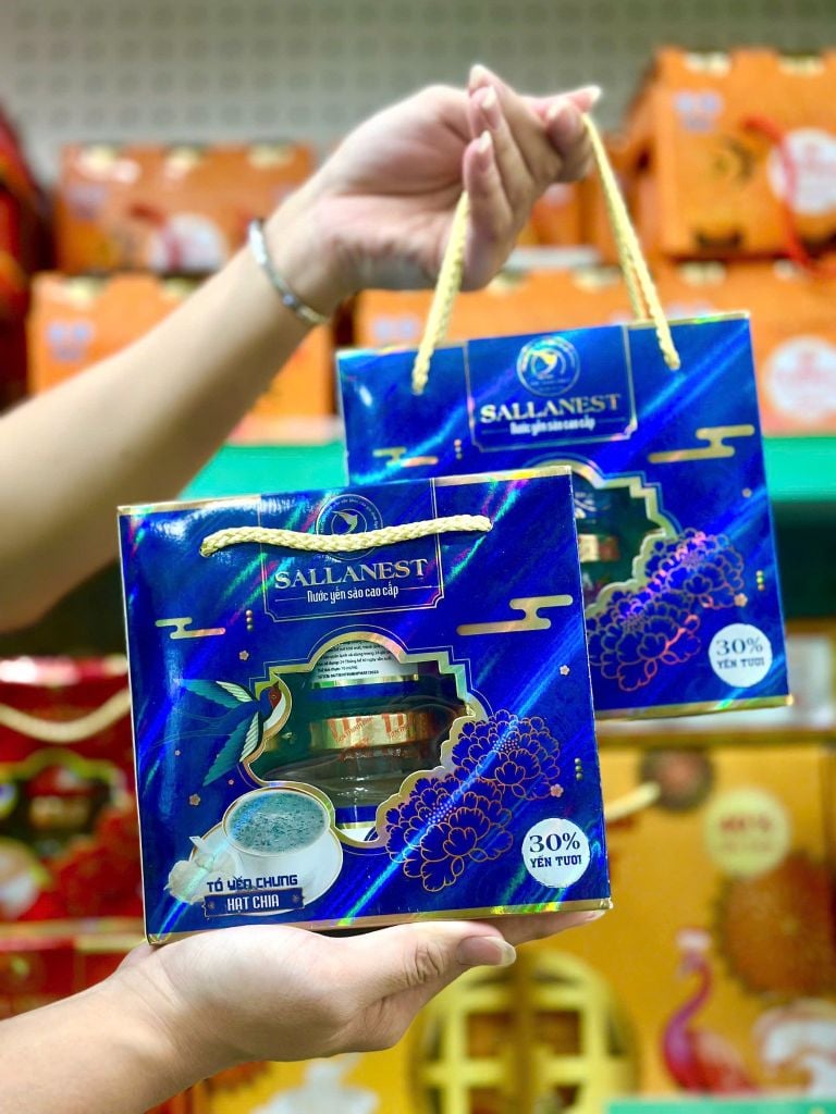 Tổ Yến SallaNest Chưng Hạt Chia – Lốc 6 hũ × 70ml