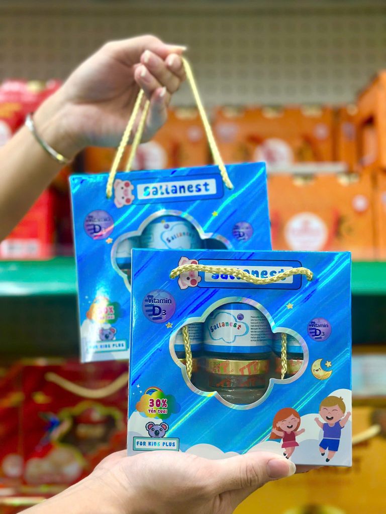 Tổ Yến Chưng Sallanest For Kids 30% Yến – 6 lọ x 70ml