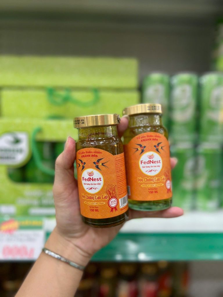 Nước Yến Chưng Cao Cấp FedNest 35% - 150ml - Đông Trùng
