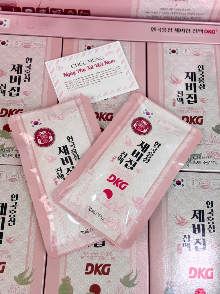 Yến Sào Hồng Sâm DKG -70ml x 30 gói
