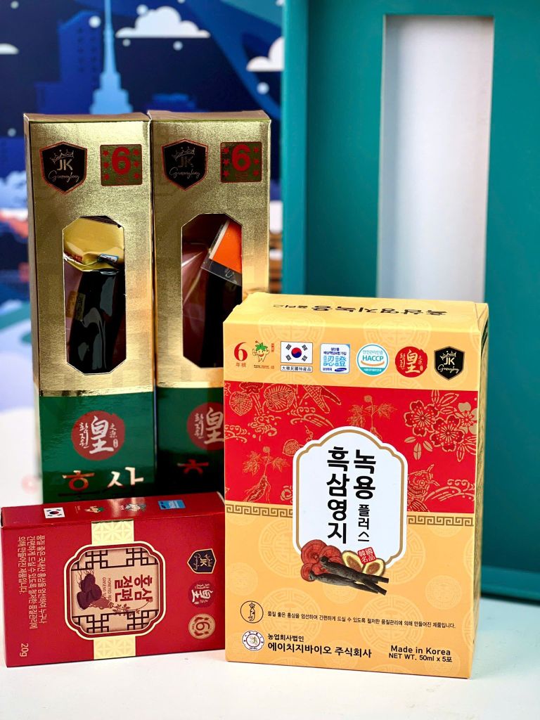 Gift Set Quà Tặng Cao Cấp Nhân Sâm Hàn Quốc - Hộp