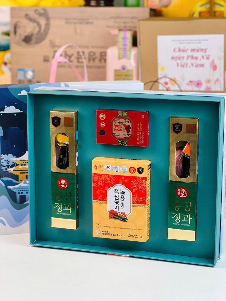 Gift Set Quà Tặng Cao Cấp Nhân Sâm Hàn Quốc - Hộp
