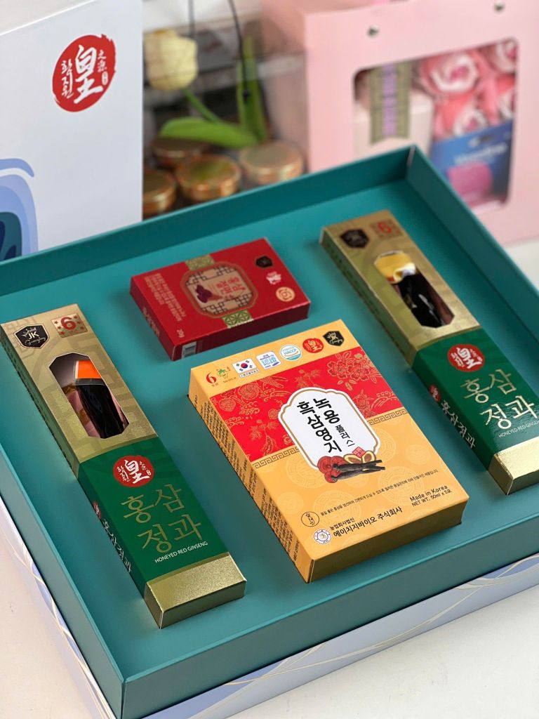 Gift Set Quà Tặng Cao Cấp Nhân Sâm Hàn Quốc - Hộp