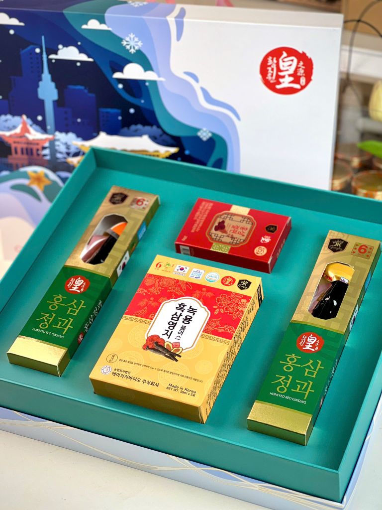 Gift Set Quà Tặng Cao Cấp Nhân Sâm Hàn Quốc - Hộp