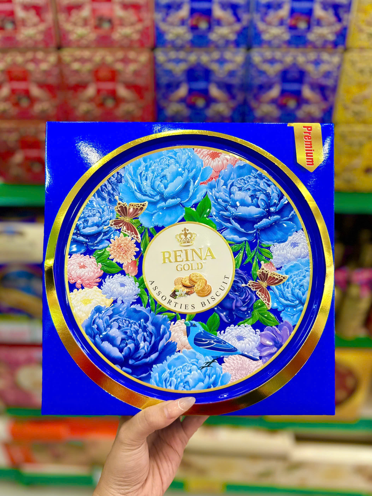 Bánh Quy Thập Cẩm Hộp Thiếc Reina Gold Cao Cấp – 312g